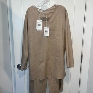 Nordstrom Umber Melange Top and Pants Set